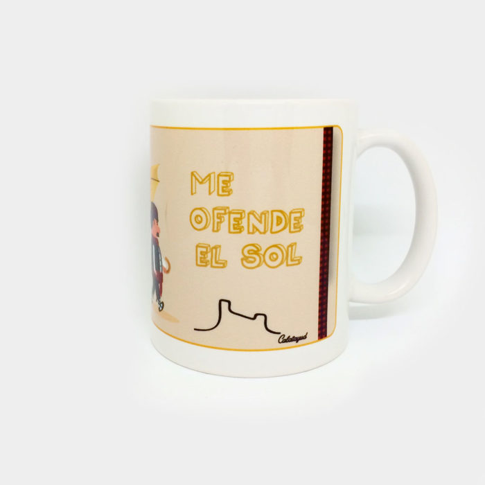 Taza "Me ofende el Sol"