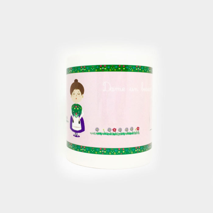 Taza "Dame un besico maña mía" Baturra