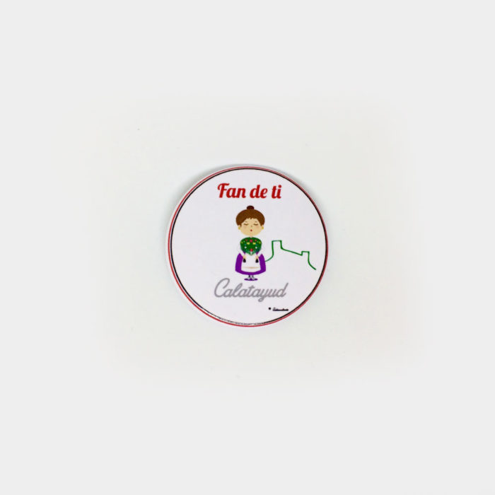 Chapa "Fan de ti" Baturra